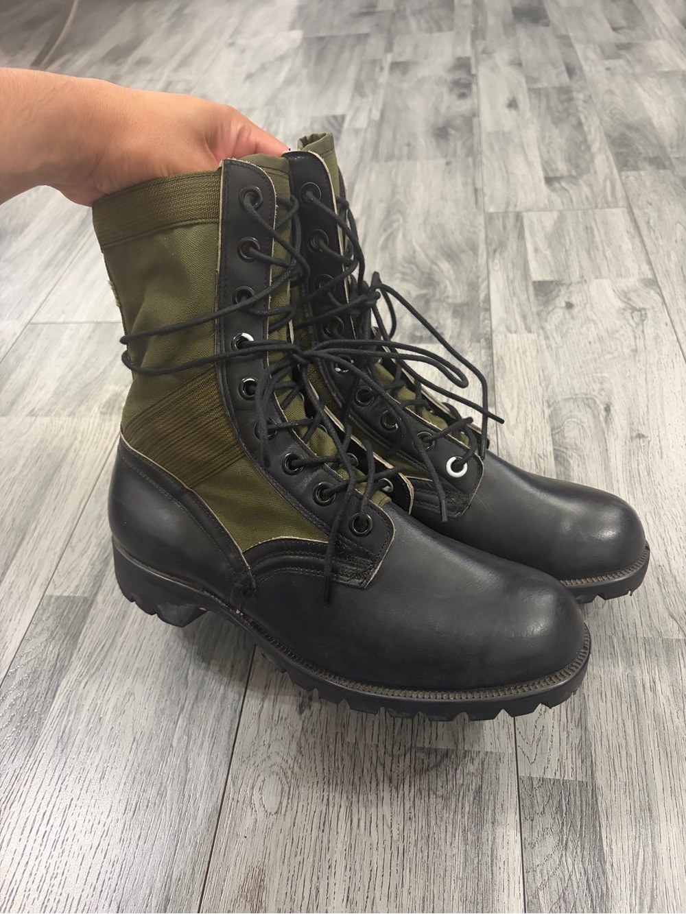 US Early Vietnam 1968 2nd Pattern C.I.C. Spike Protective Jungle Boots Sz 9.5